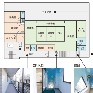 医療ビル 小児科継承_居抜き物件の図面