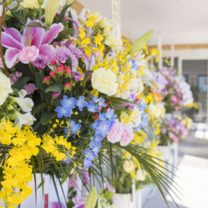 開院祝いのお花の写真