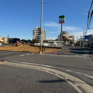 朝霞台クリニックモール予定地（写真）